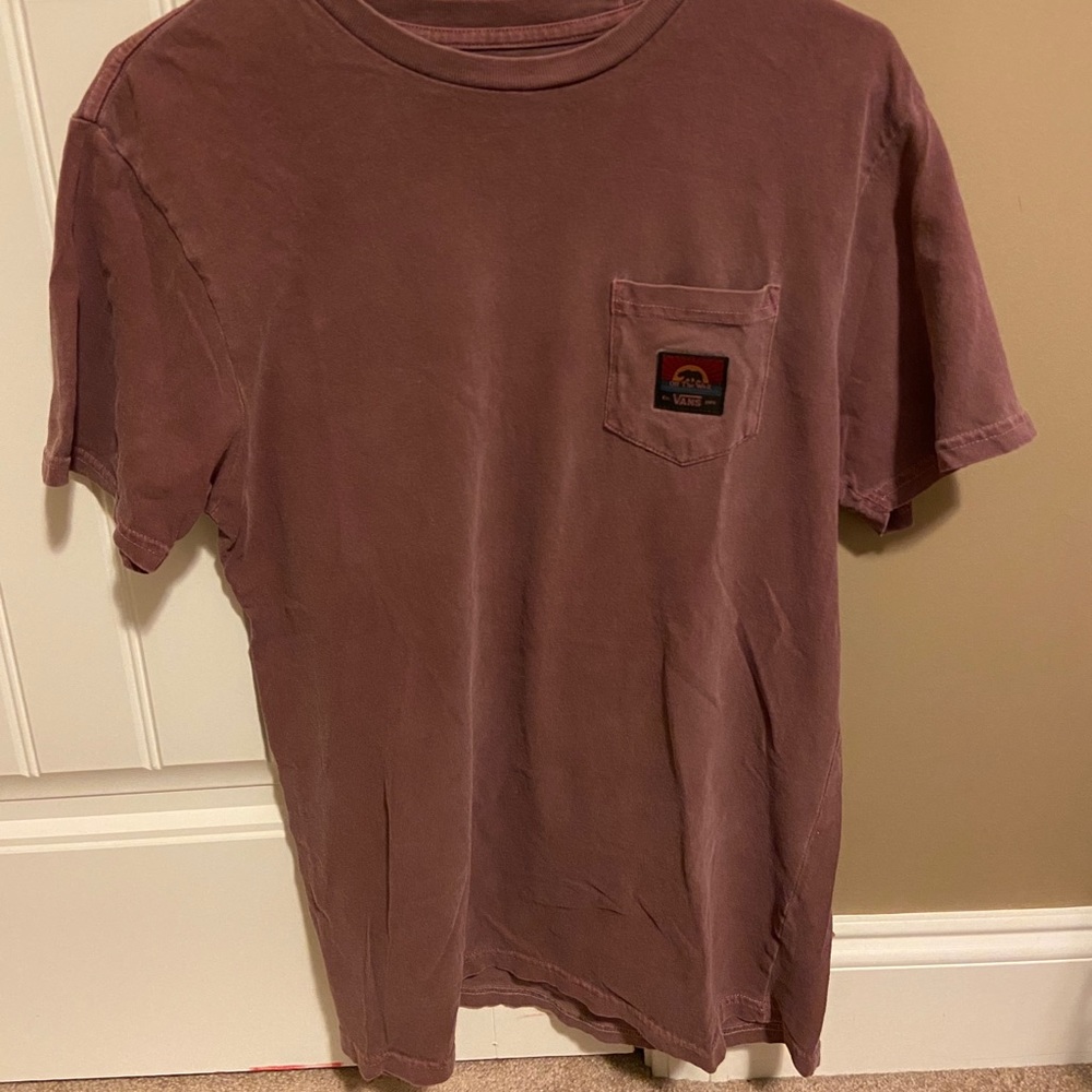 Maroon t shirt from vans size medium